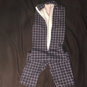 Plaid jumpsuit
